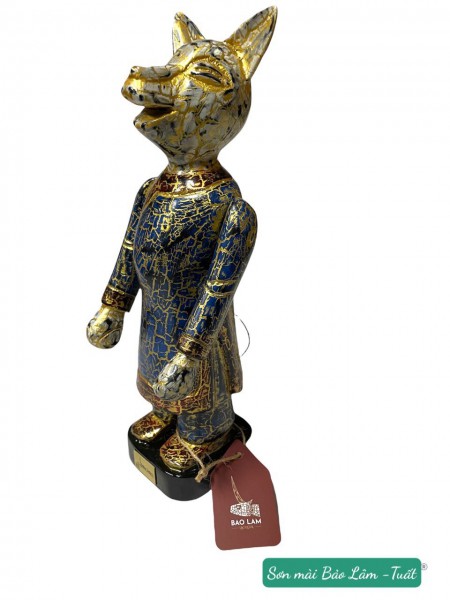 con giáp tuổi tuất  sơn mài 